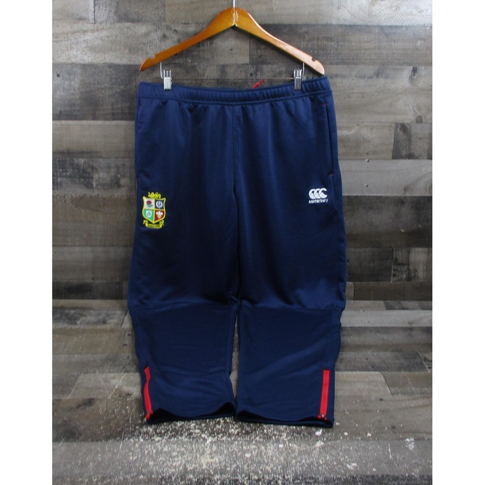 Canterbury Track Pants Mens 2XL Blue Vapodri British Irish Lions Rugby
